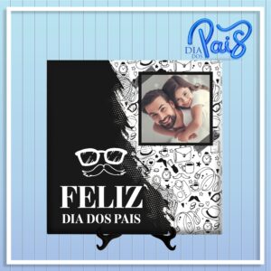 Azulejo Dia Dos Pais Com Foto