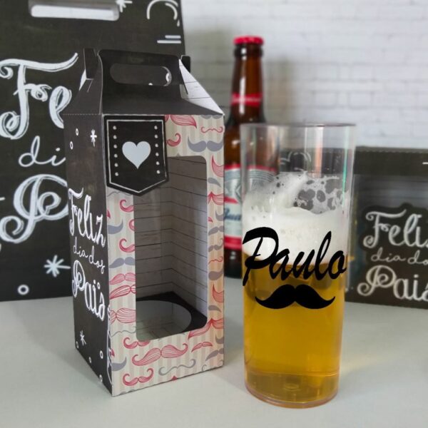 Kit Caixa Long Neck 5 doces + Caixa com Copo Long Drink Dia dos Pais - Imagem 5